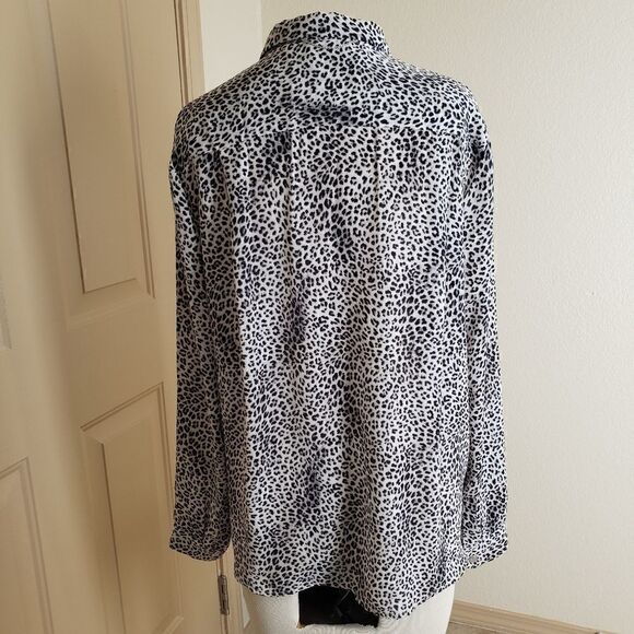 Sport the Kooples leopard print blouse M - Picture 4 of 8